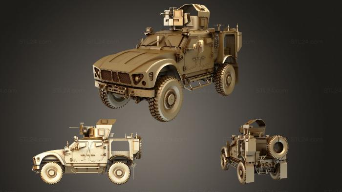 Vehicles (MRAP Oshkosh, CARS_2740) 3D models for cnc